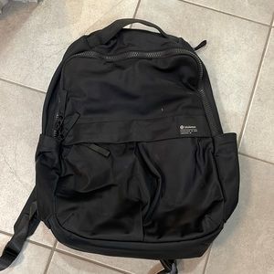 Sleek black Lululemon Backpack